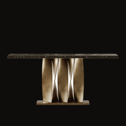 Luxury Console Table – Modern Sculptural Design